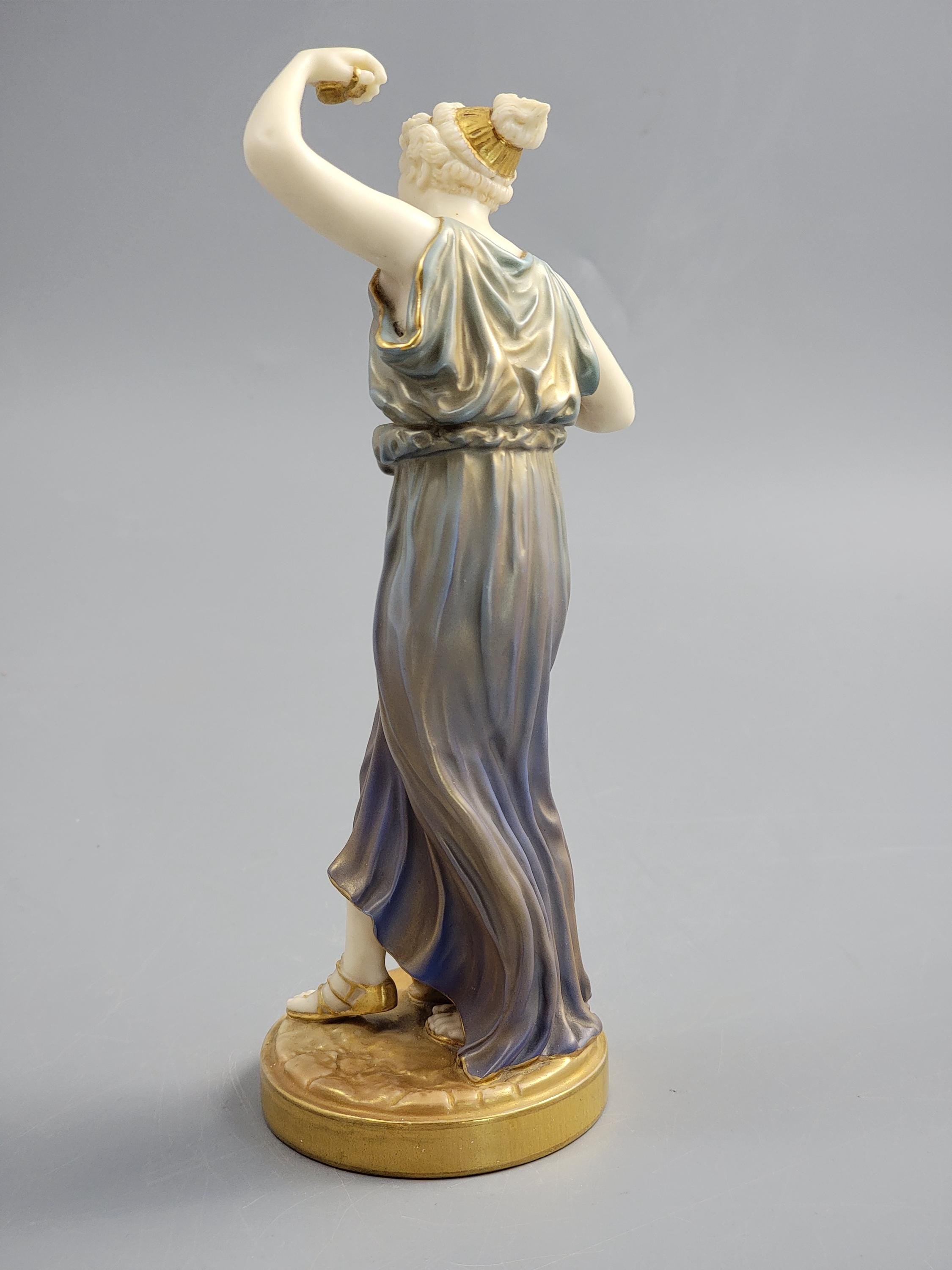 Royal Worcester Grecian Maiden figure model 1827 c. 1928