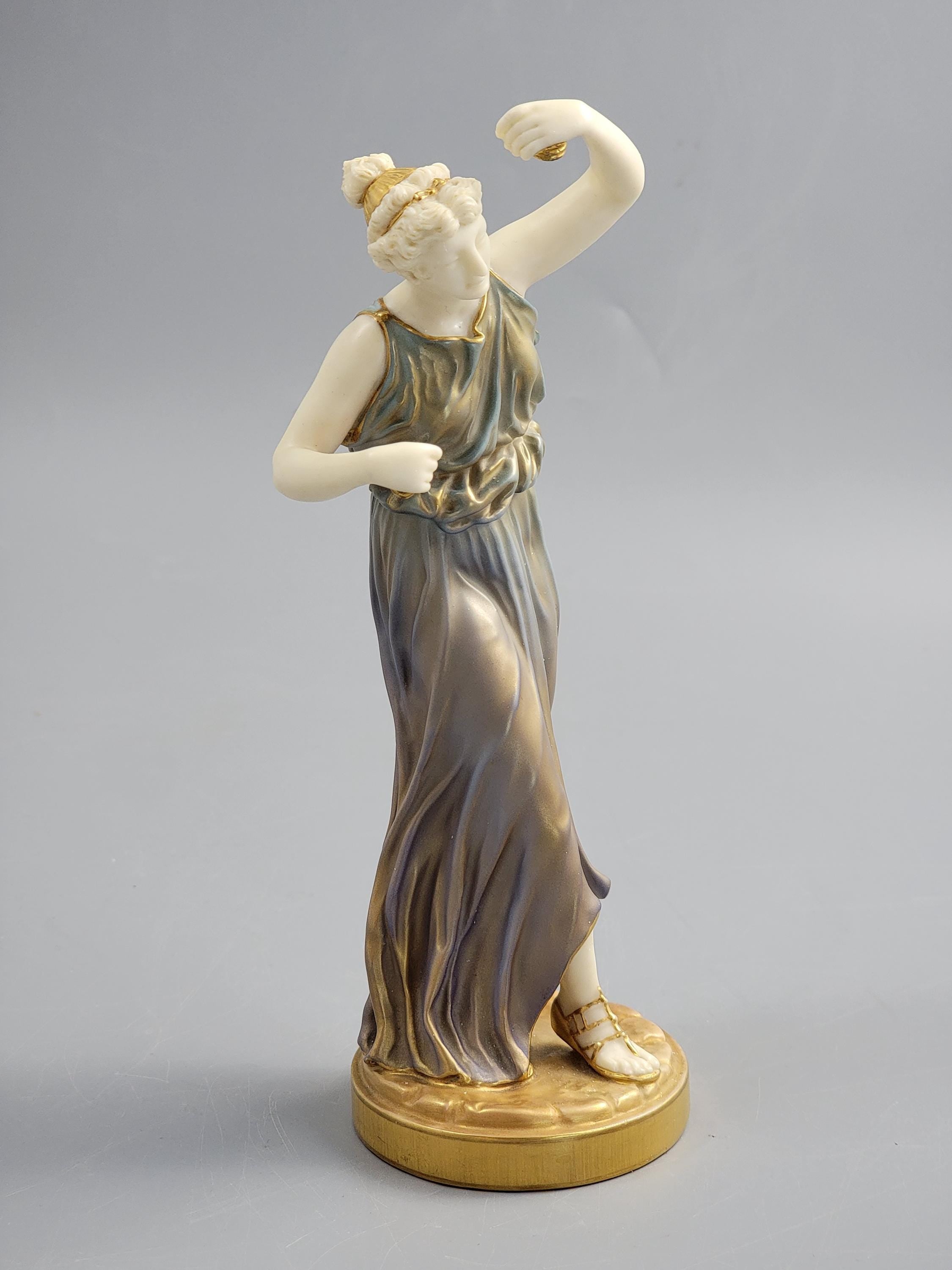 Royal Worcester Grecian Maiden figure model 1827 c. 1928