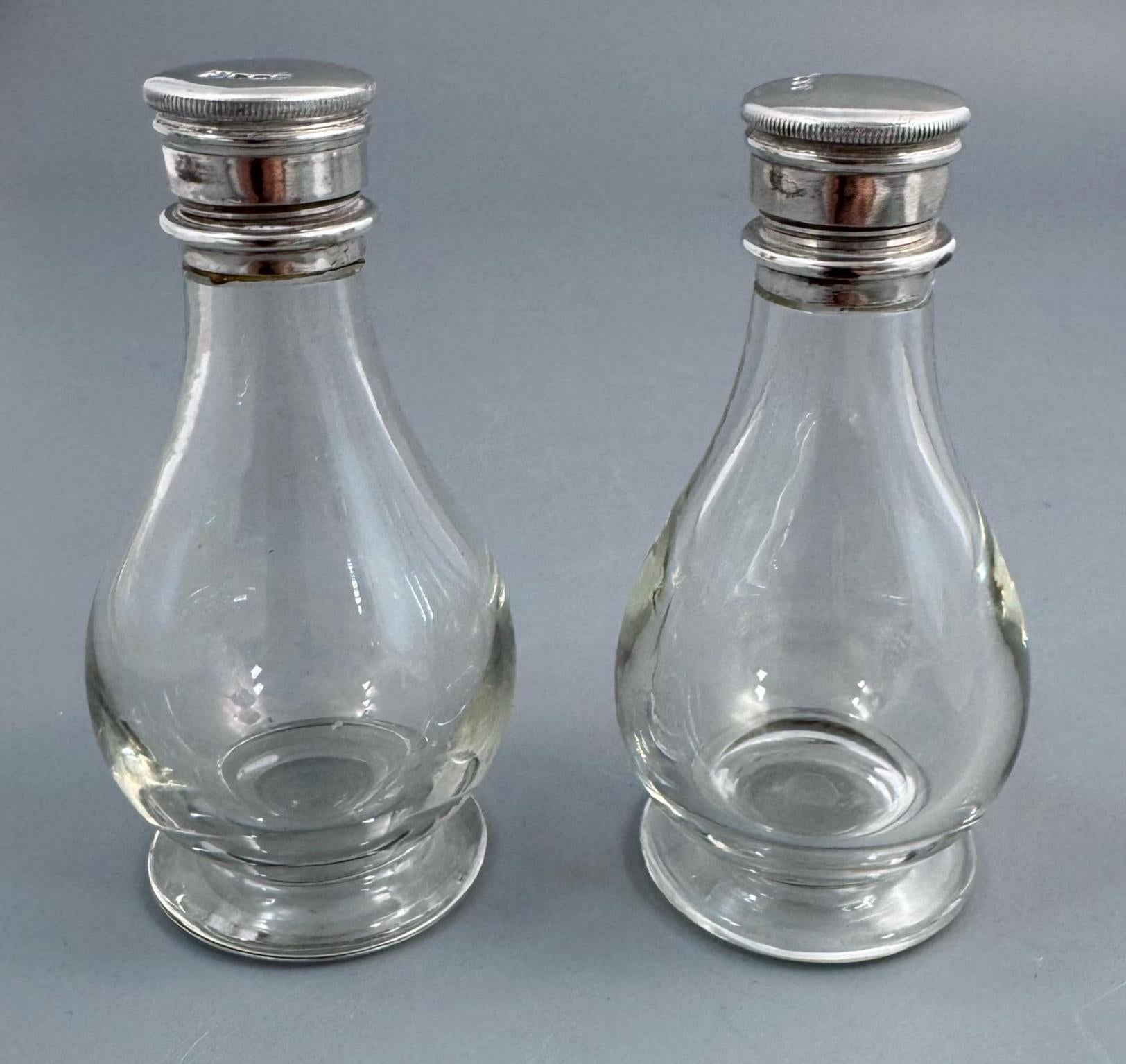 Scottish Presbyterian Portable Communion Set, Sterling Silver, Fitted Pine Case