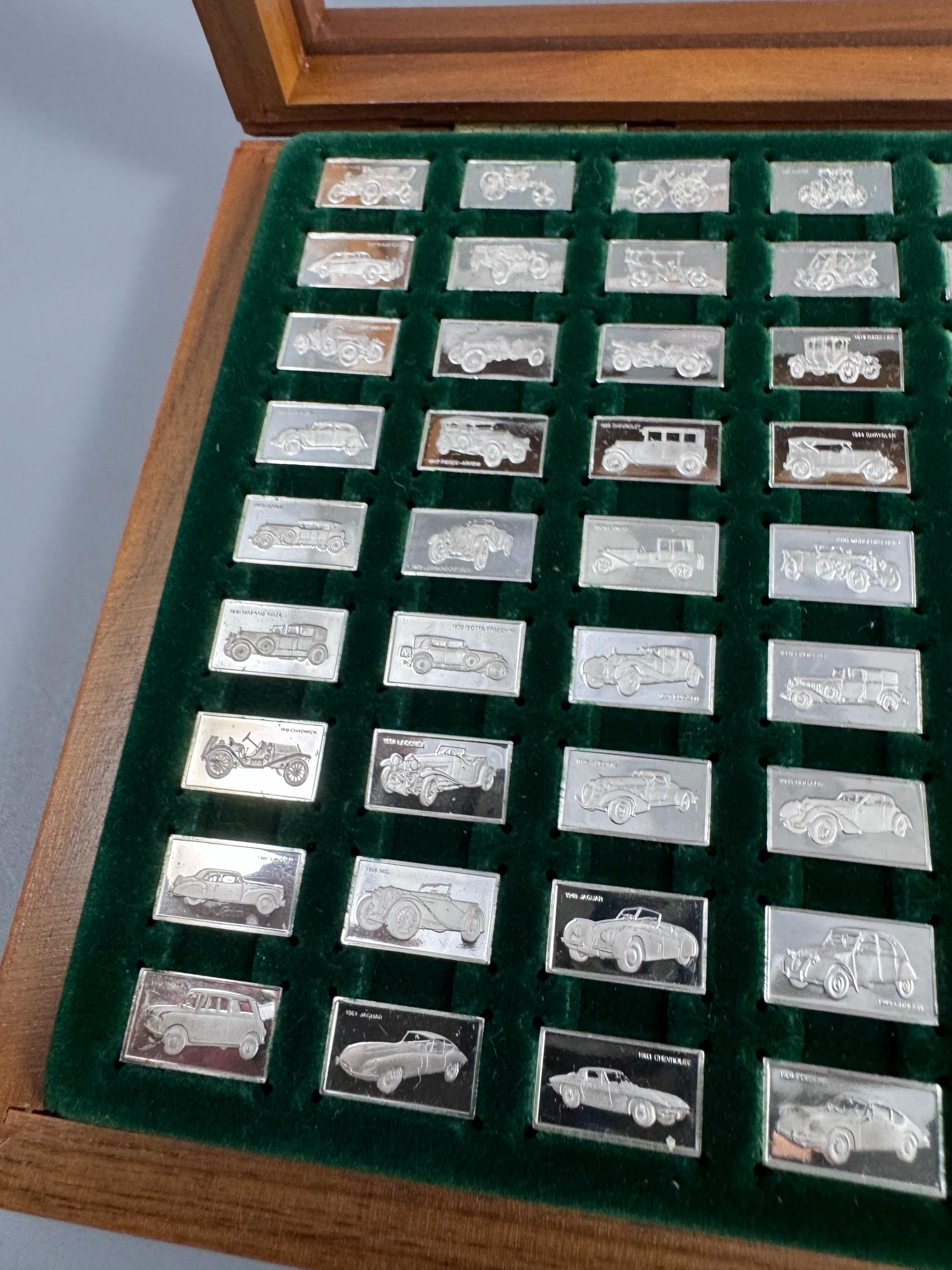 Franklin Mint Centennial Car Mini Ingot Collection, 1973-1978