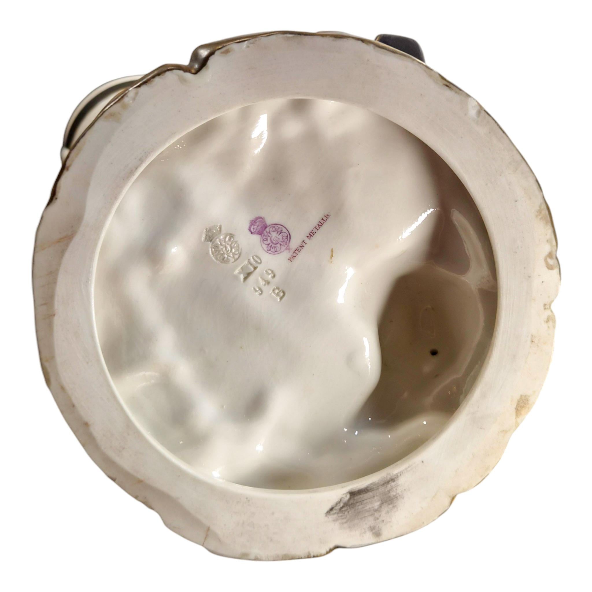 James Hadley Royal Worcester large Cairo Water Carrier Patent Metallic 1886