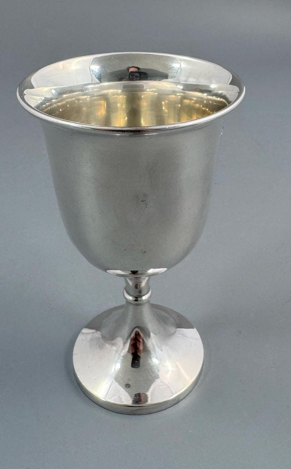 Scottish Presbyterian Portable Communion Set, Sterling Silver, Fitted Pine Case