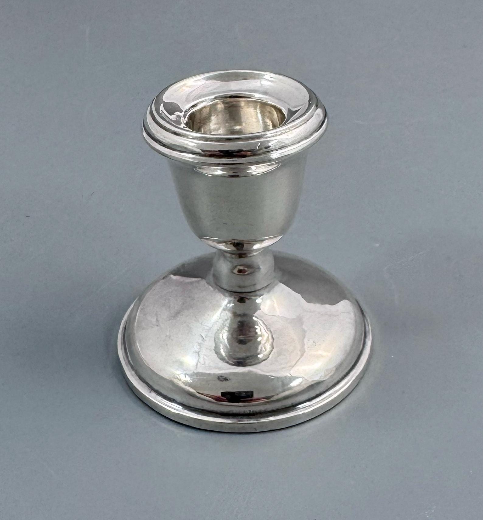 Scottish Presbyterian Portable Communion Set, Sterling Silver, Fitted Pine Case