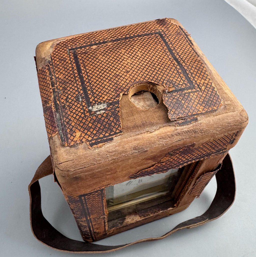 Henri Jacot Paris Eight-Day Striking Carriage Clock with Original Travel Case
