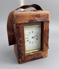 Henri Jacot Paris Eight-Day Striking Carriage Clock with Original Travel Case