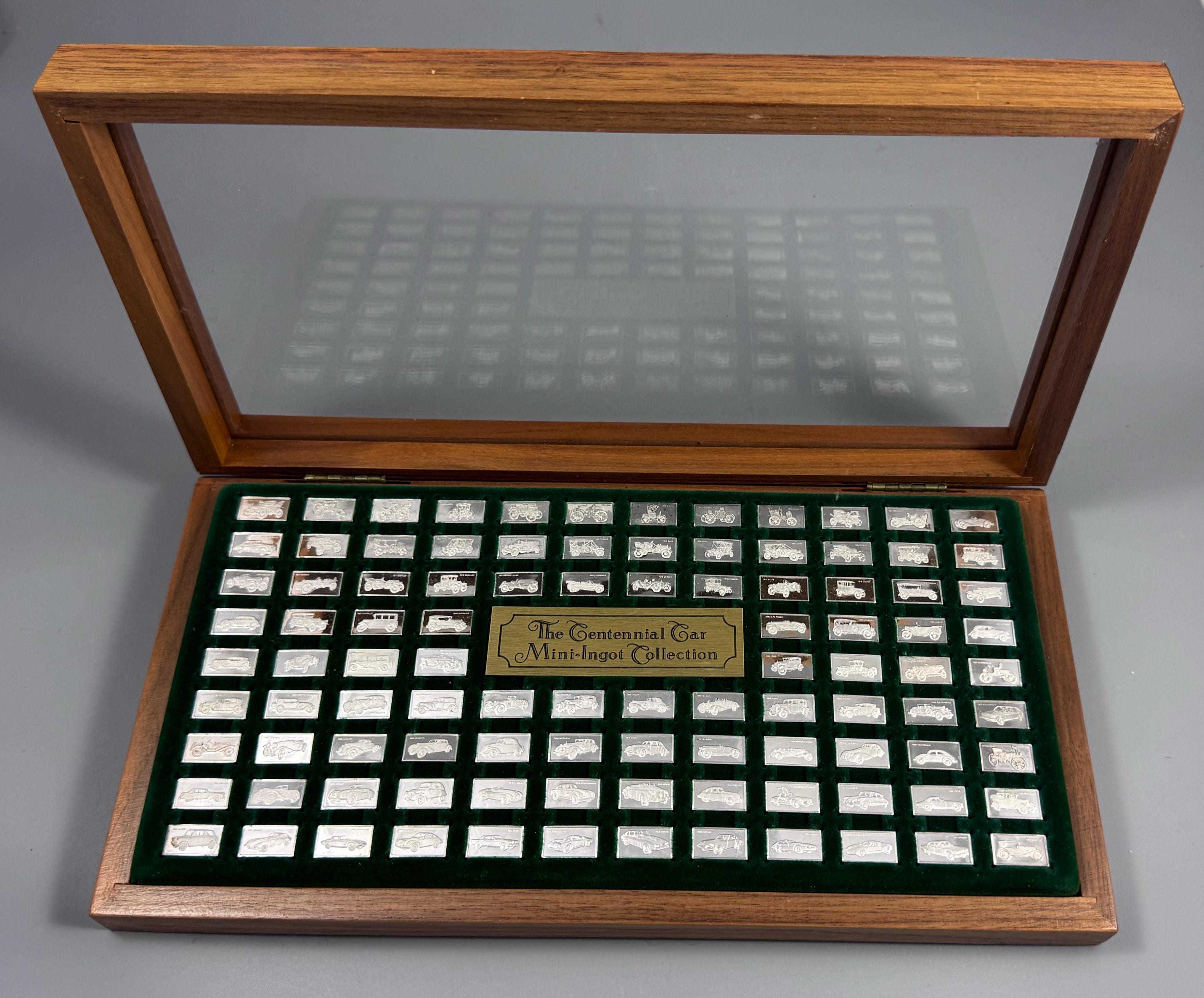 Franklin Mint Centennial Car Mini Ingot Collection, 1973-1978