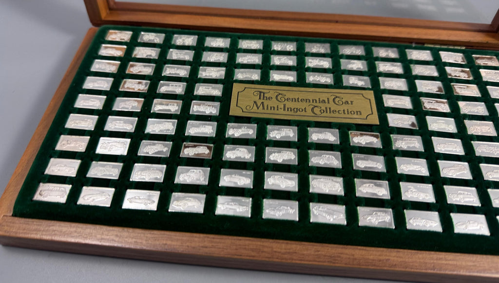 Franklin Mint Centennial Car Mini Ingot Collection, 1973-1978