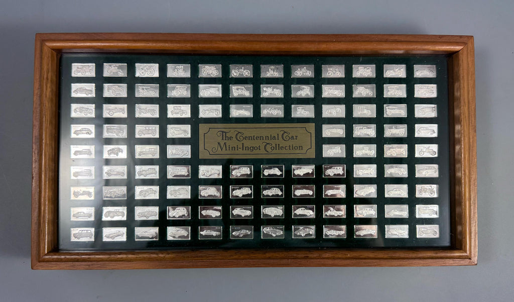 Franklin Mint Centennial Car Mini Ingot Collection, 1973-1978