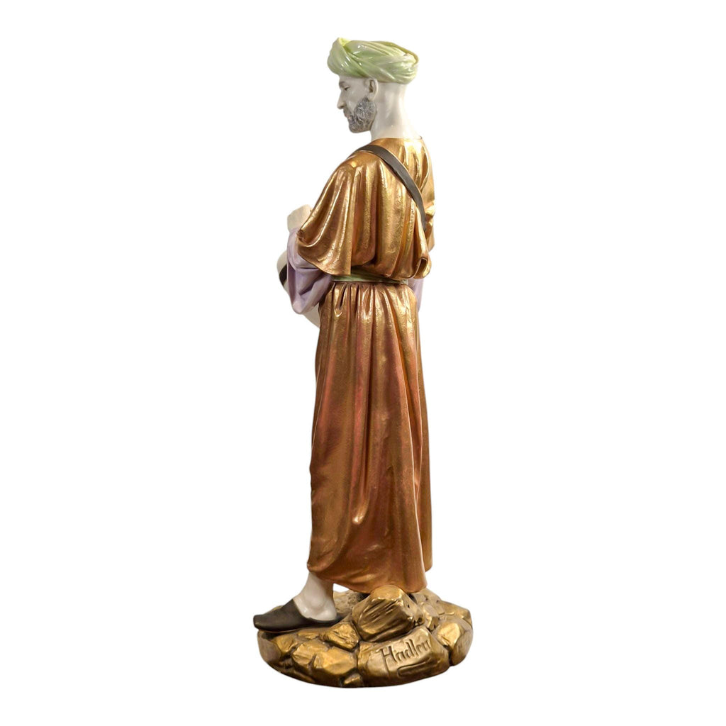 James Hadley Royal Worcester large Cairo Water Carrier Patent Metallic 1886