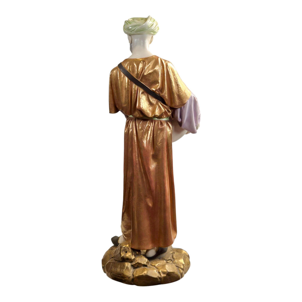 James Hadley Royal Worcester large Cairo Water Carrier Patent Metallic 1886
