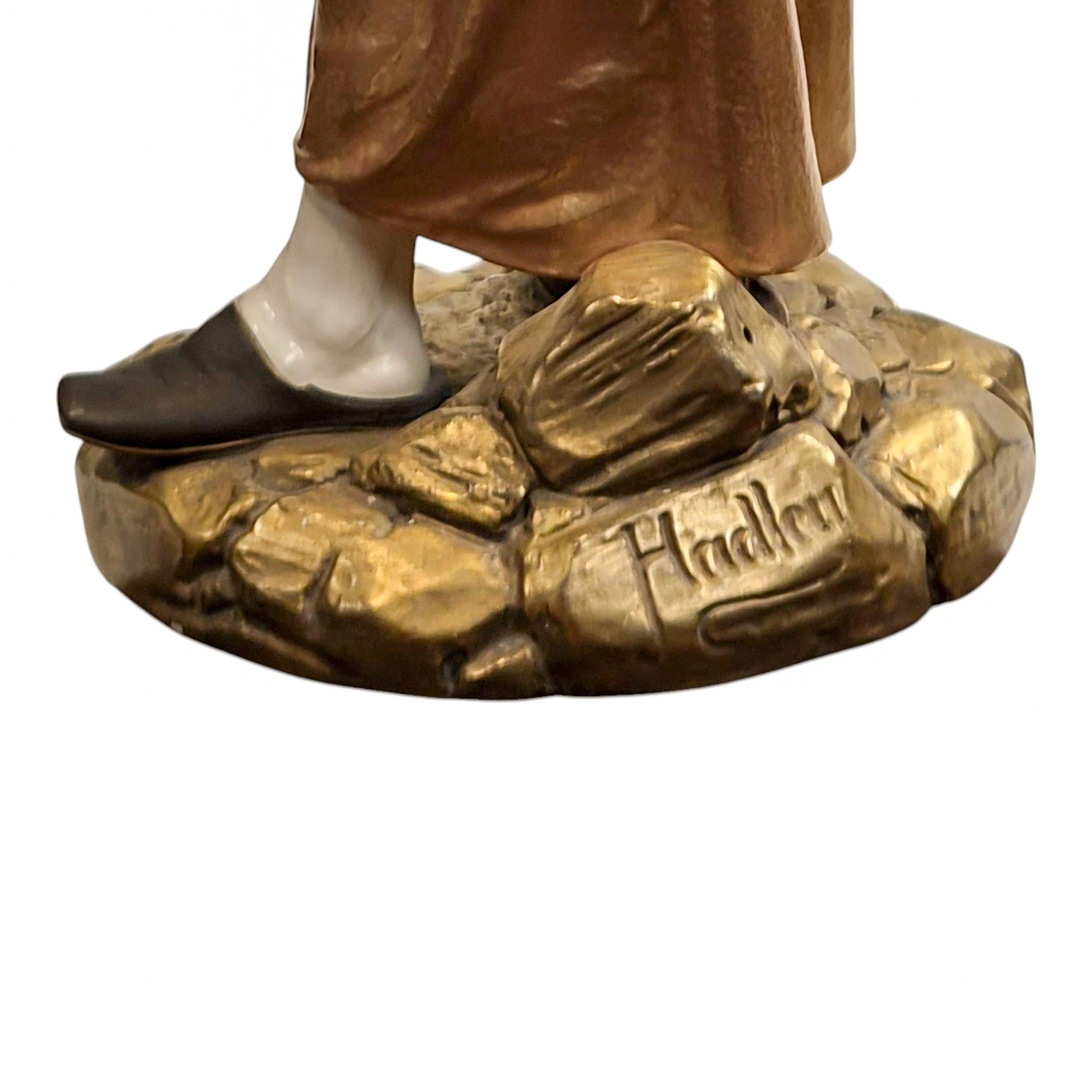 James Hadley Royal Worcester large Cairo Water Carrier Patent Metallic 1886