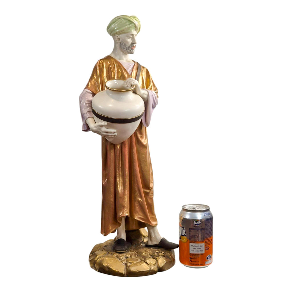 James Hadley Royal Worcester large Cairo Water Carrier Patent Metallic 1886