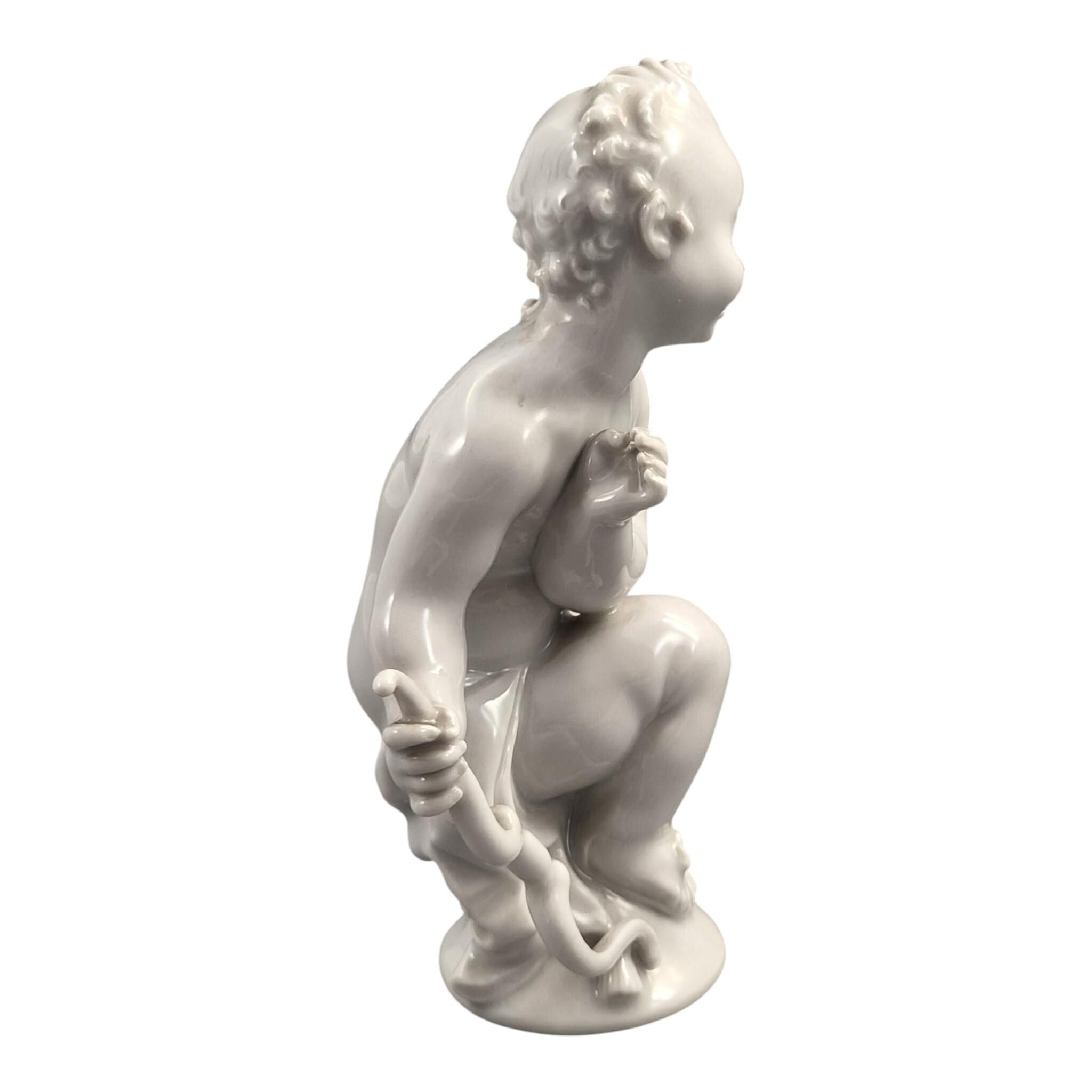 Meissen Blanc de Chine Figure of Amor, Paul Scheurich, c.1910–1924