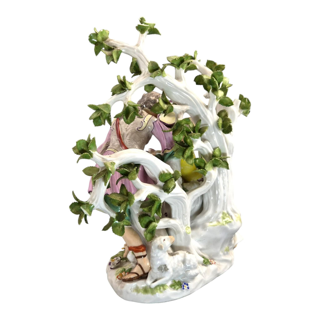 Niderviller Style Porcelain Love Letter Figurine Group 18th Century