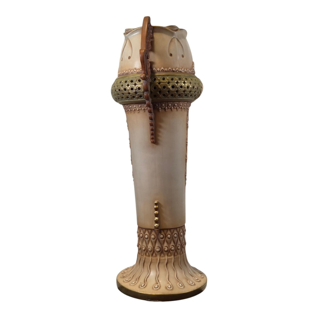 Large Amphora Art Nouveau vase, Austrian Turn-Teplitz pottery, c. 1895–1910