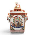 Museum Rare Edo Bakumatsu Nanban Porcelain Koro Incense Burner Fuku Mark
