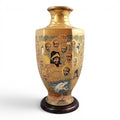 Large Japanese Satsuma Vase by Hotoda, Meiji Period 1000 Arhats & Dragon