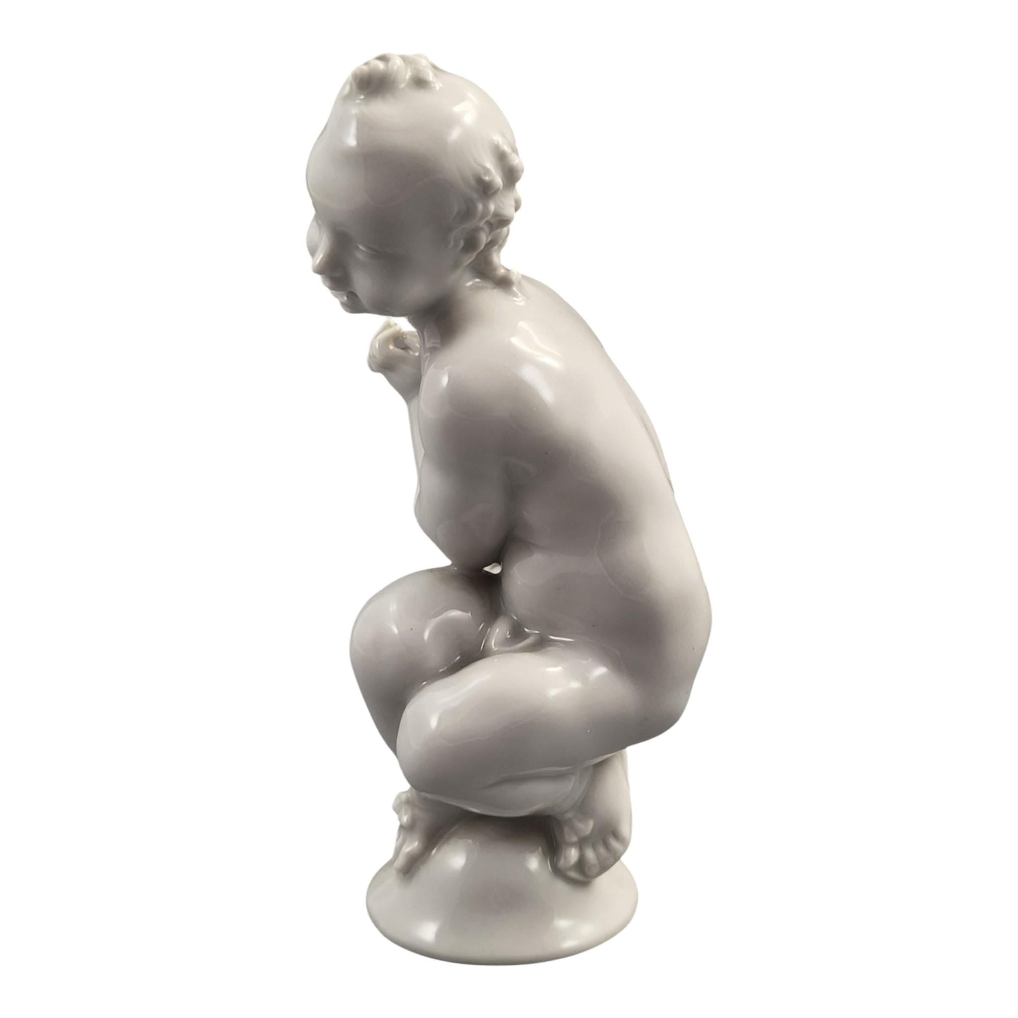 Meissen Blanc de Chine Figure of Amor, Paul Scheurich, c.1910–1924
