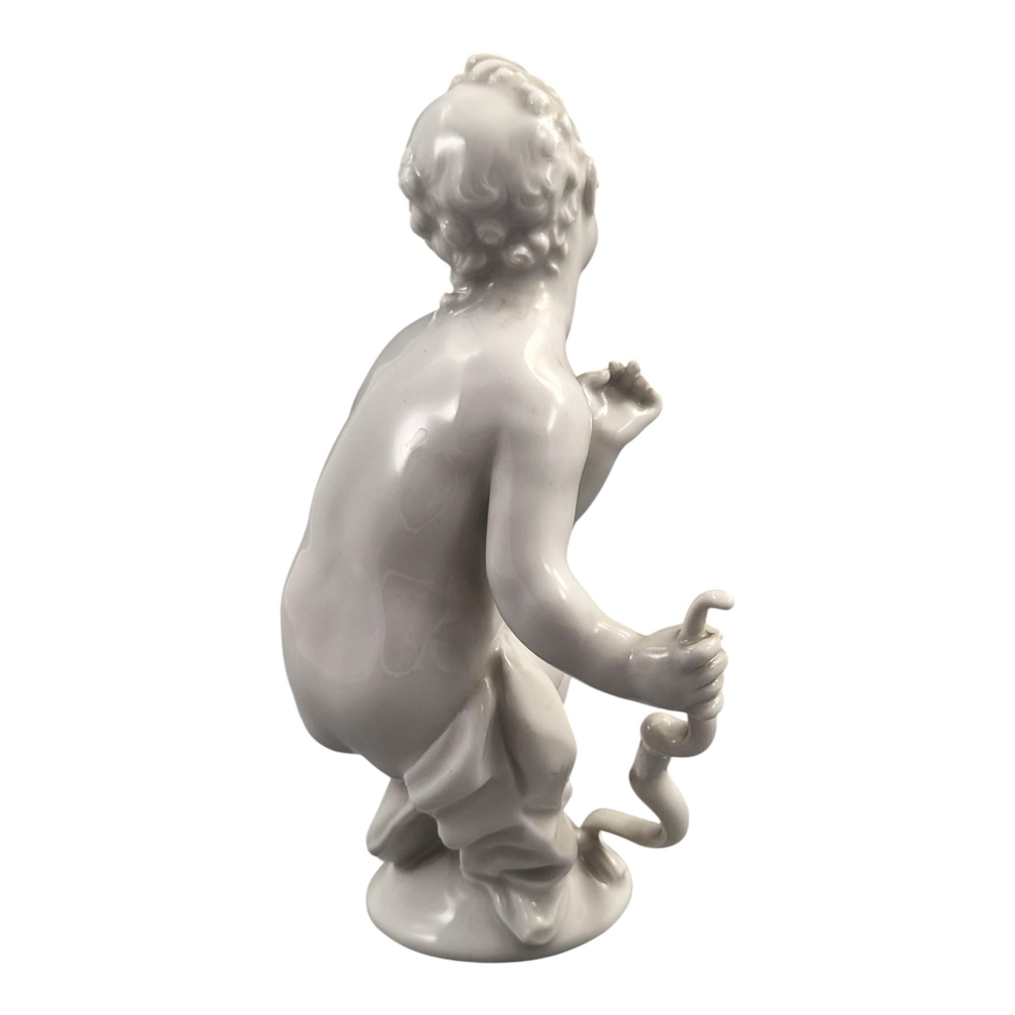 Meissen Blanc de Chine Figure of Amor, Paul Scheurich, c.1910–1924
