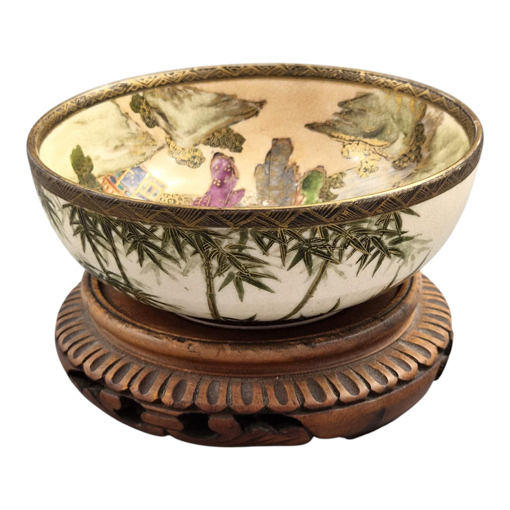 Fine Meiji Japanese Satsuma Bowl Signed Gyokkō, c. 1890–1910