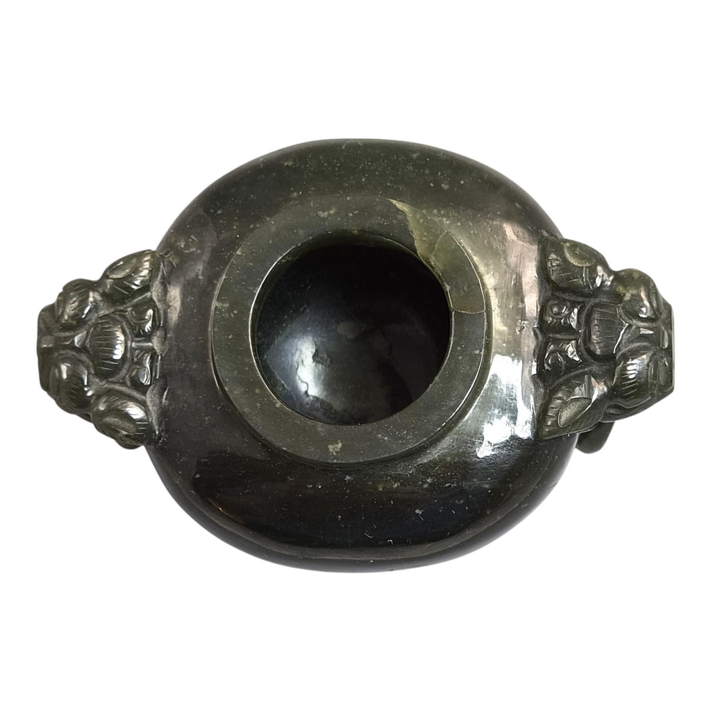 Antique Chinese Jade Tripod Incense Burner with Foo Dog Cover, c. 1900–1920