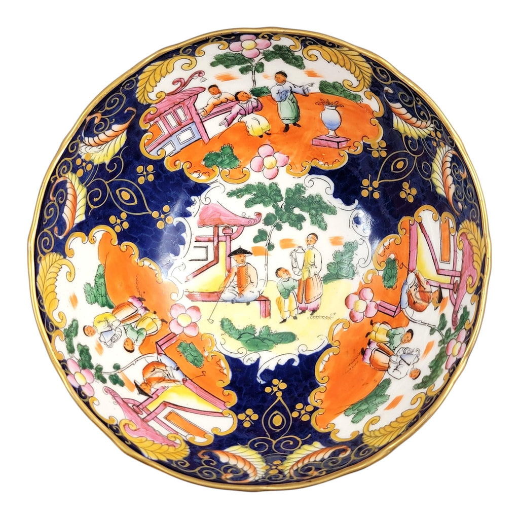 Mason’s Ironstone Covered Bowl Chinoiserie Pattern c.1820