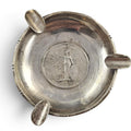 Lee Yee Hing sterling silver coin-inset ashtray with 1899 Trade Dollar, Hong Kong c.1920