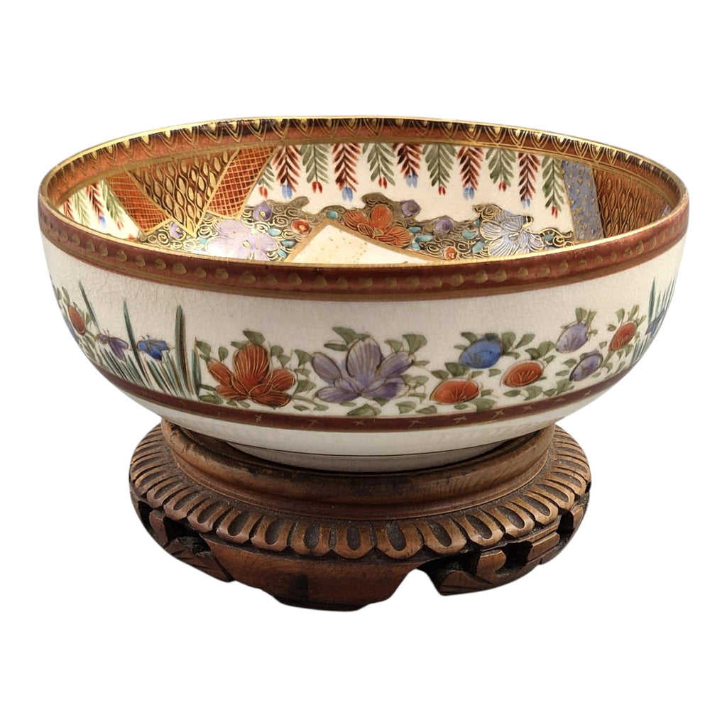 Fine Meiji Japanese Satsuma Bowl Signed Kozan, c. 1890–1905