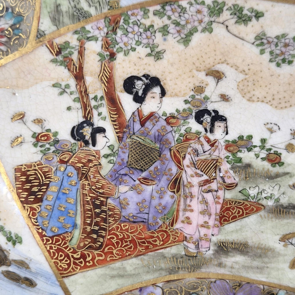 Fine Meiji Japanese Satsuma Bowl Signed Kozan, c. 1890–1905