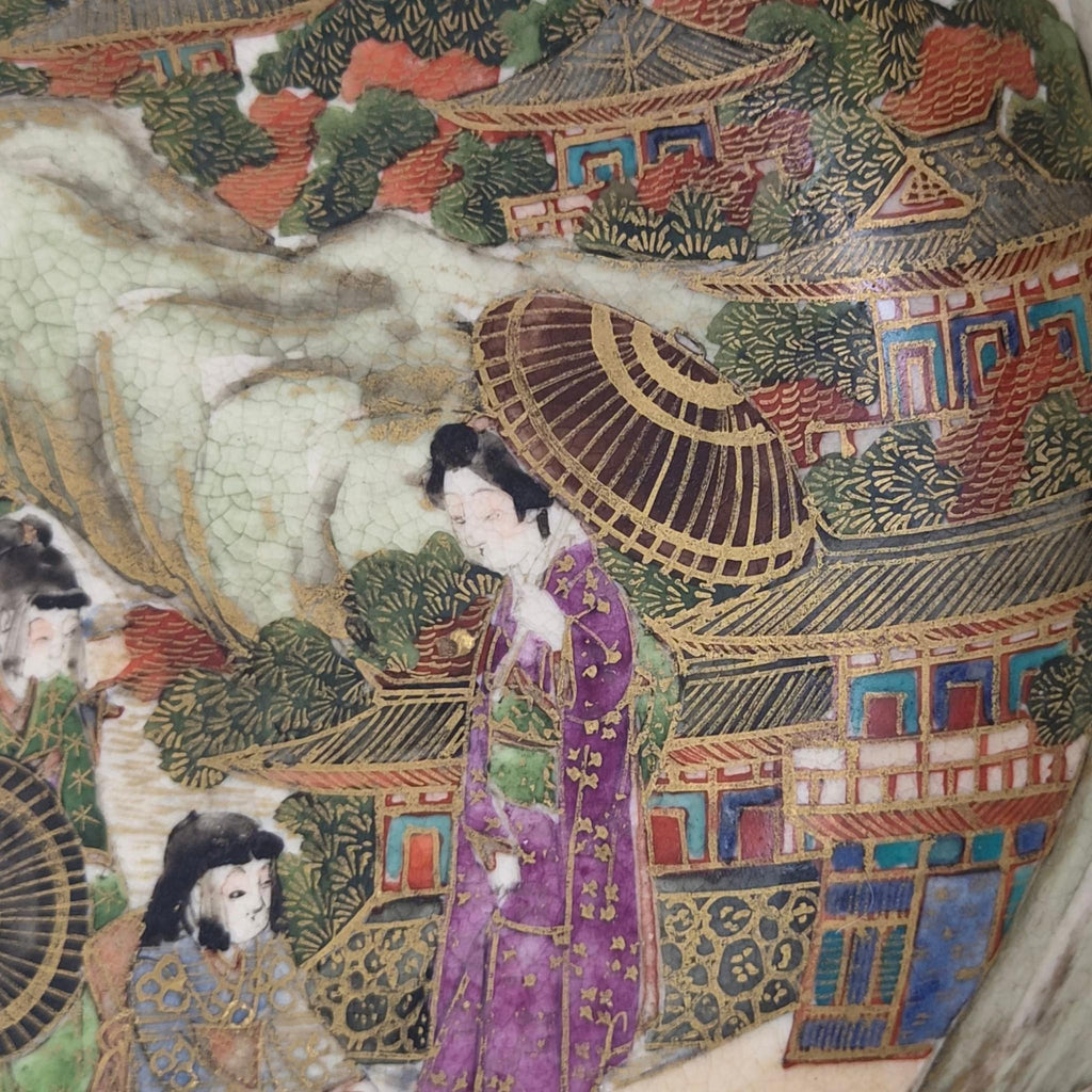Fine Meiji Japanese Satsuma Bowl Signed Gyokkō, c. 1890–1910