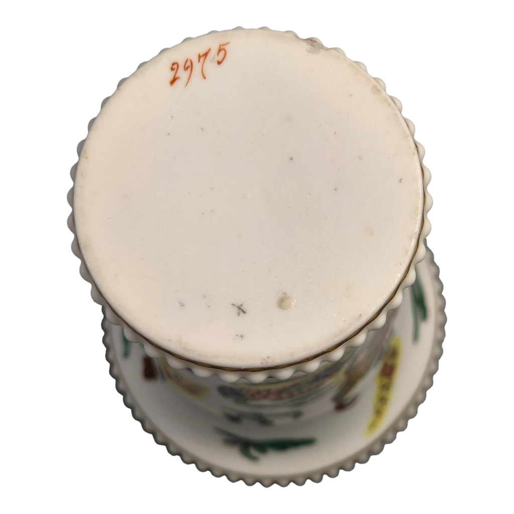 Rare Spode Regency Spill Vase with Mandarin Ducks, circa 1820–1825