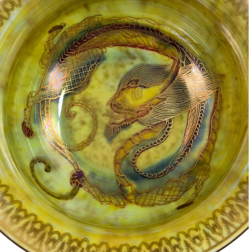 Rare Wedgwood Fairyland Lustre dragon bowl Z4828 by Daisy Makeig-Jones c.1915