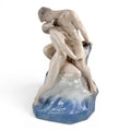 Royal Copenhagen Wave And Rock Theodor Lundberg Porcelain Sculpture Symbolist Figure Group Danish Art 1968 Model 1132