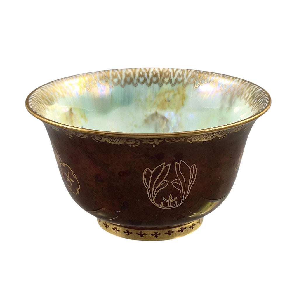 Rare Wedgwood Fairyland ruby lustre bowl by Daisy Makeig-Jones, Z4827, 1914