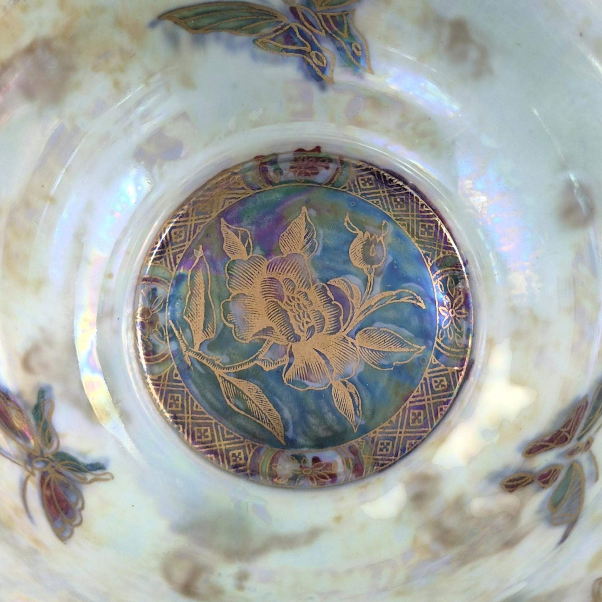 Rare Wedgwood Fairyland ruby lustre bowl by Daisy Makeig-Jones, Z4827, 1914
