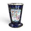 Chinese Canton enamel on copper vessel, Qing dynasty, famille rose, late 18th century