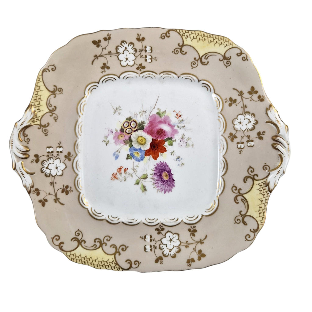 Coalport Rococo Revival dessert dishes attributed to Jabez Aston, c.1835–1845