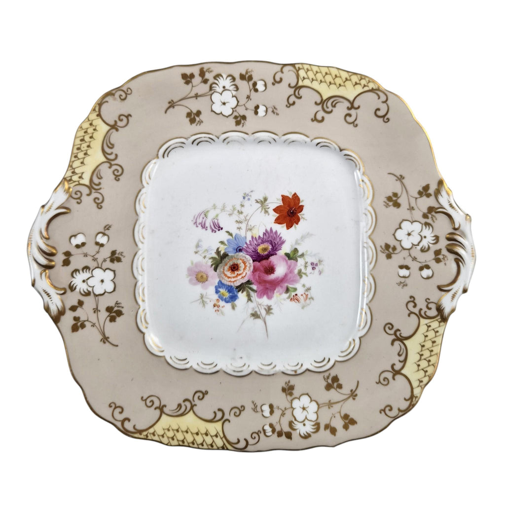 Coalport Rococo Revival dessert dishes attributed to Jabez Aston, c.1835–1845