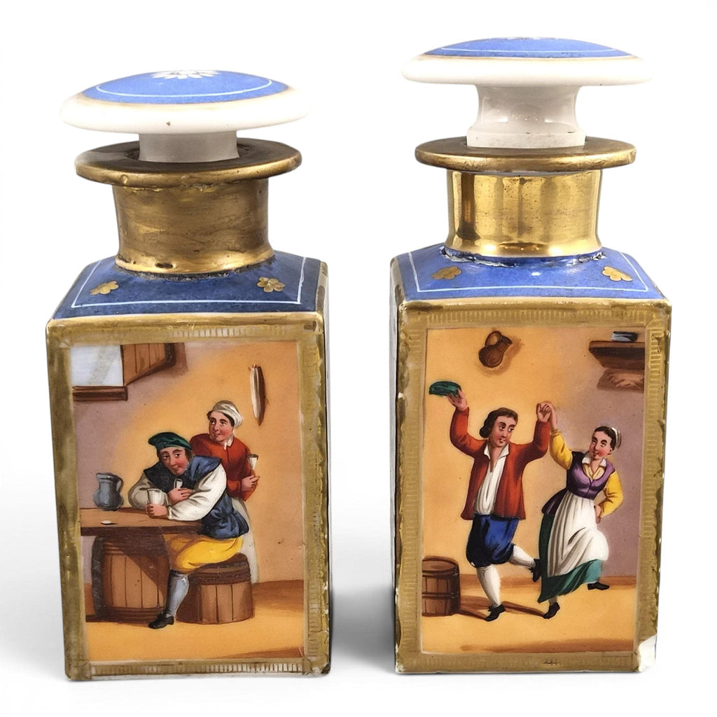 Jacob Petit Bleu de Roi Porcelain Perfume Bottles, c.1835-1845