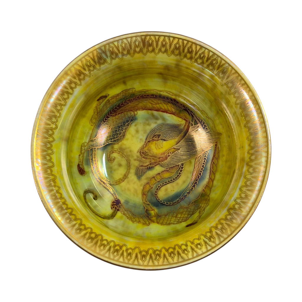Rare Wedgwood Fairyland Lustre dragon bowl Z4828 by Daisy Makeig-Jones c.1915