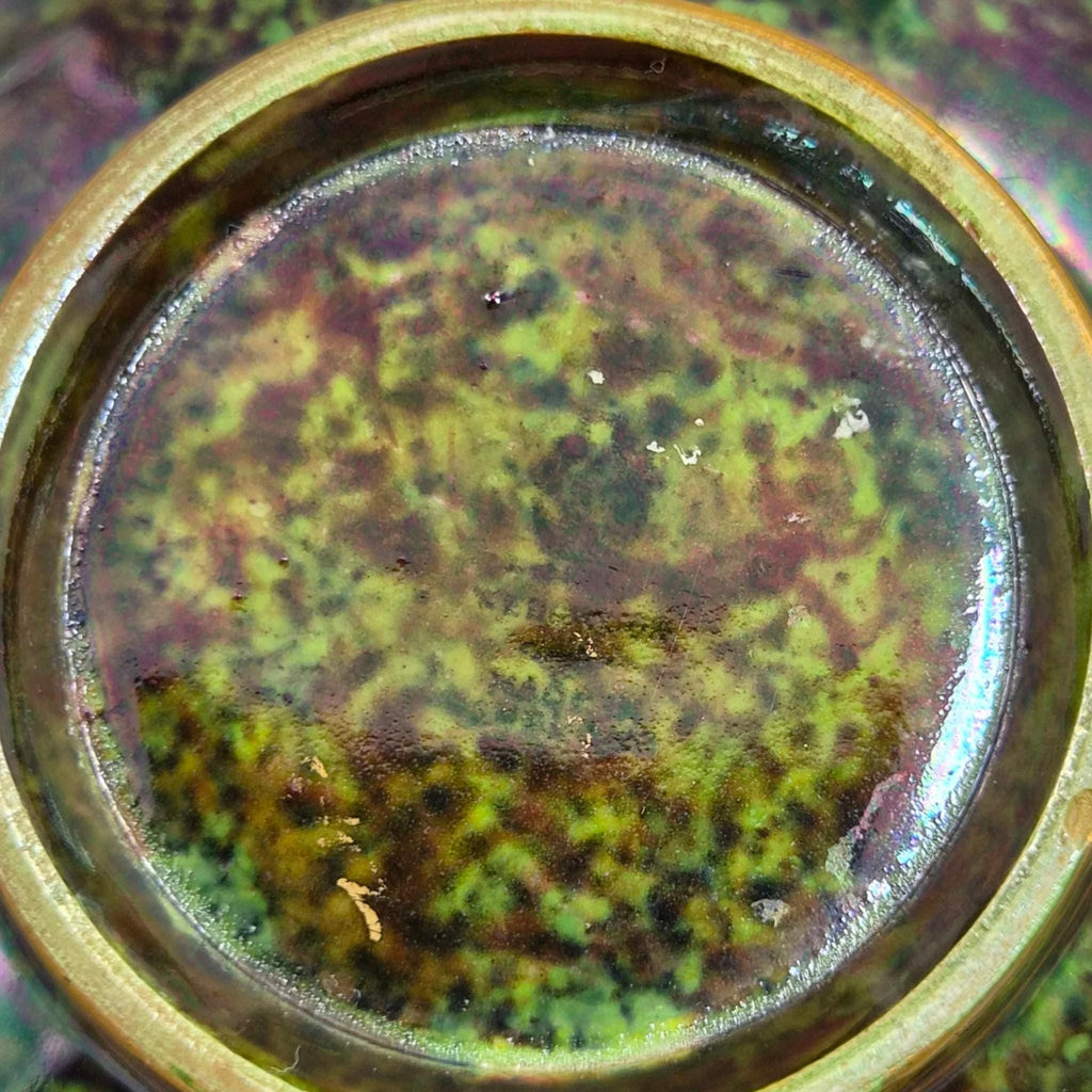 Daisy Makeig-Jones Wedgwood Fairyland Lustre green butterfly bowl c.1920