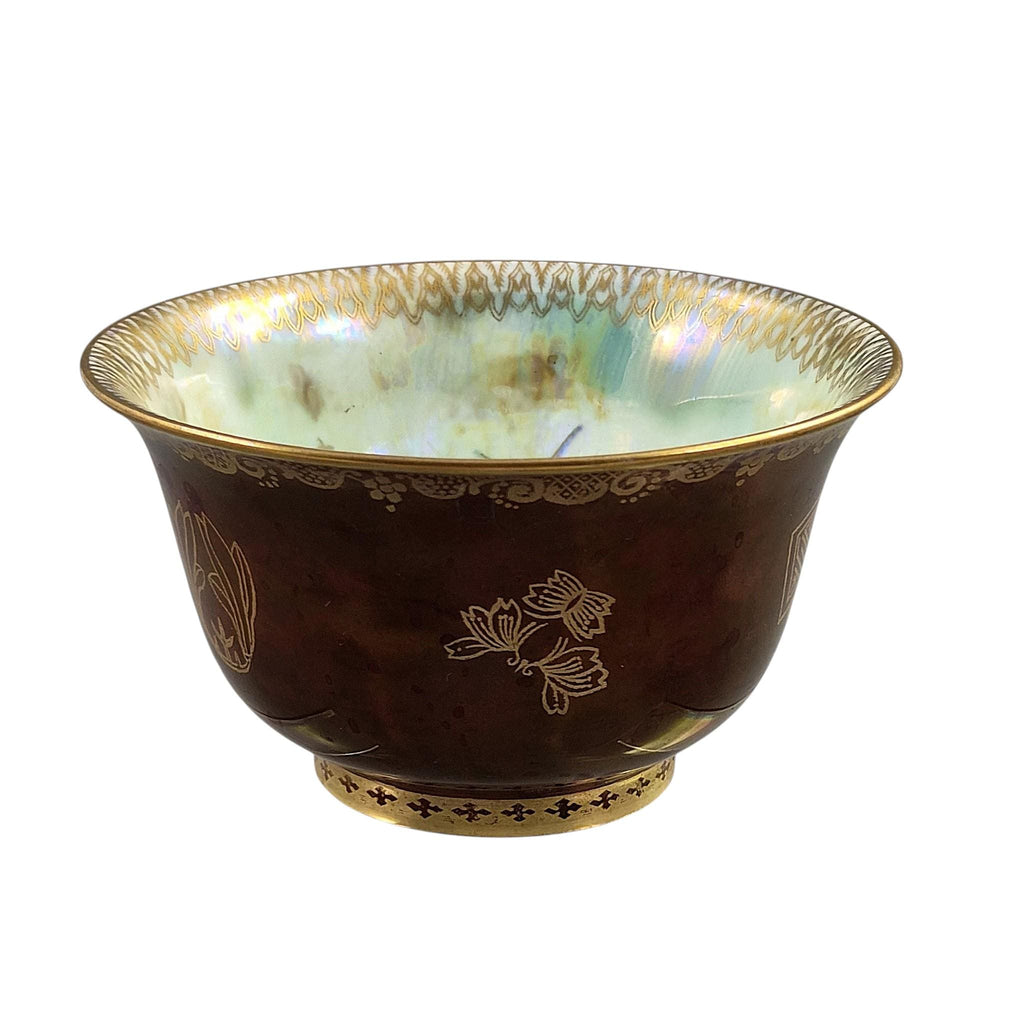 Rare Wedgwood Fairyland ruby lustre bowl by Daisy Makeig-Jones, Z4827, 1914
