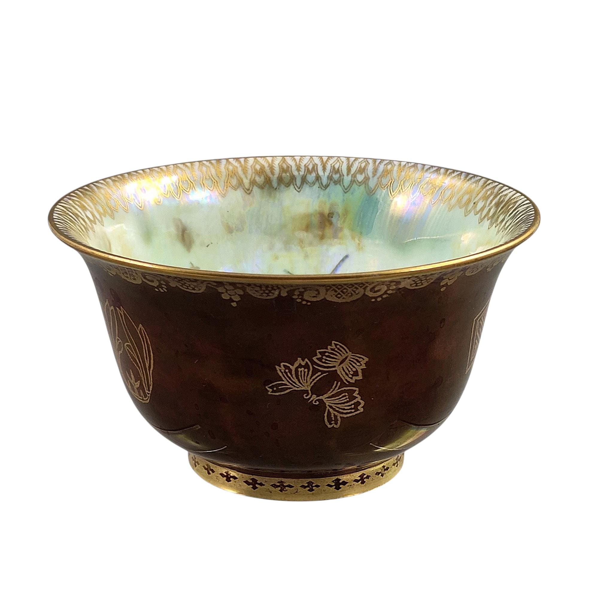 Rare Wedgwood Fairyland ruby lustre bowl by Daisy Makeig-Jones, Z4827, 1914