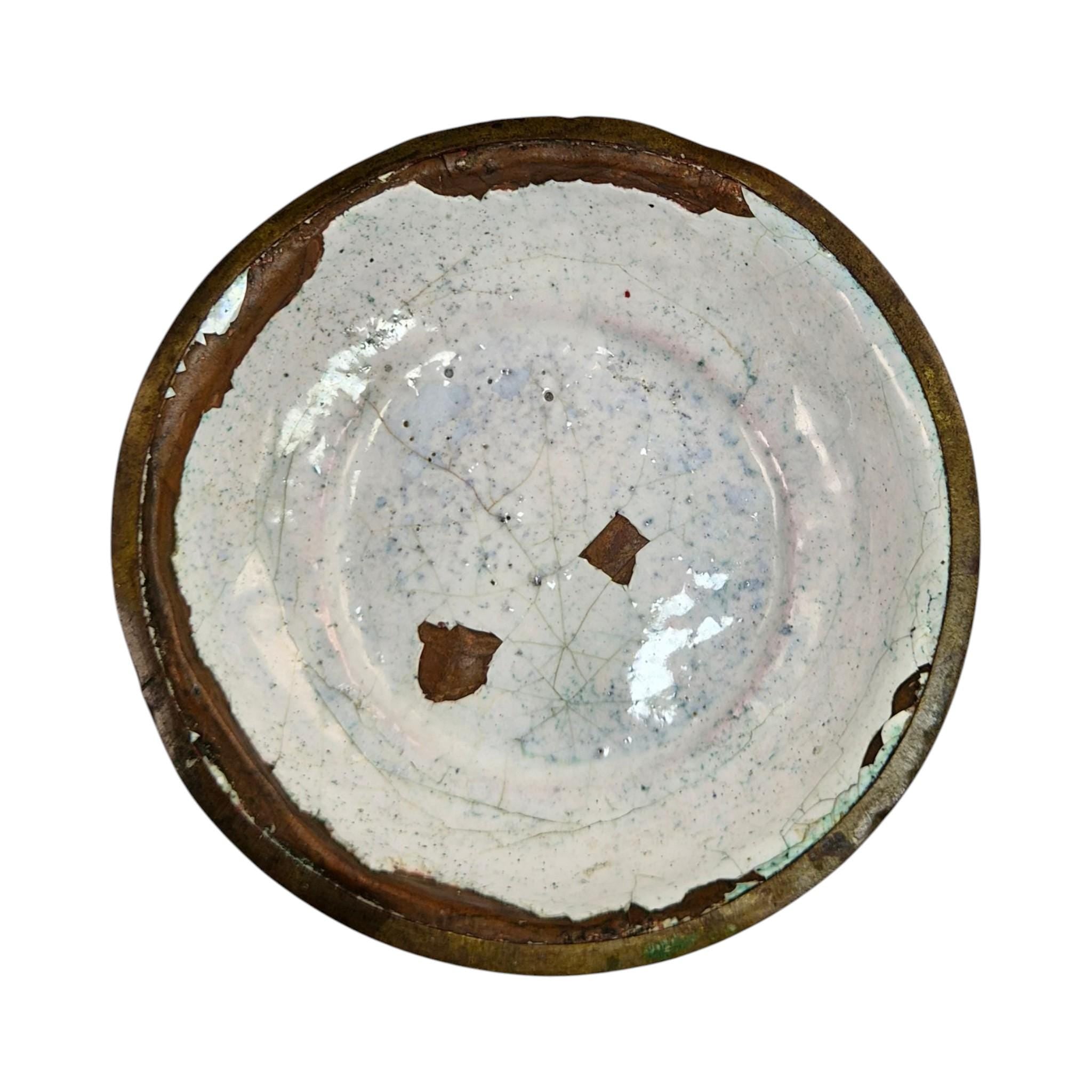 Chinese Canton enamel on copper vessel, Qing dynasty, famille rose, late 18th century