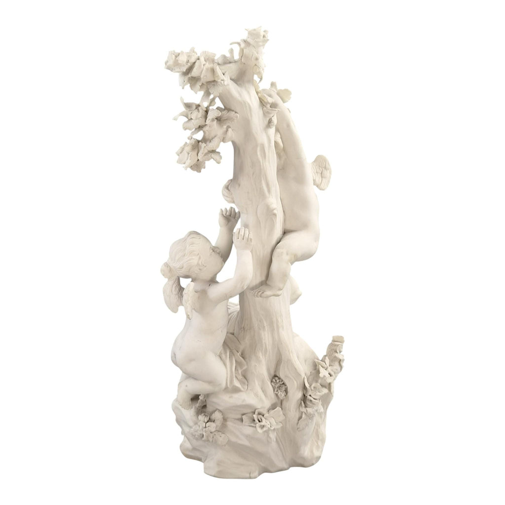 Rare Derby Biscuit Porcelain Group Air, Four Elements No. 48, c.1773