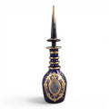 Antique Bohemian Cobalt Glass Decanter for the Qajar Market, c.1870-1890