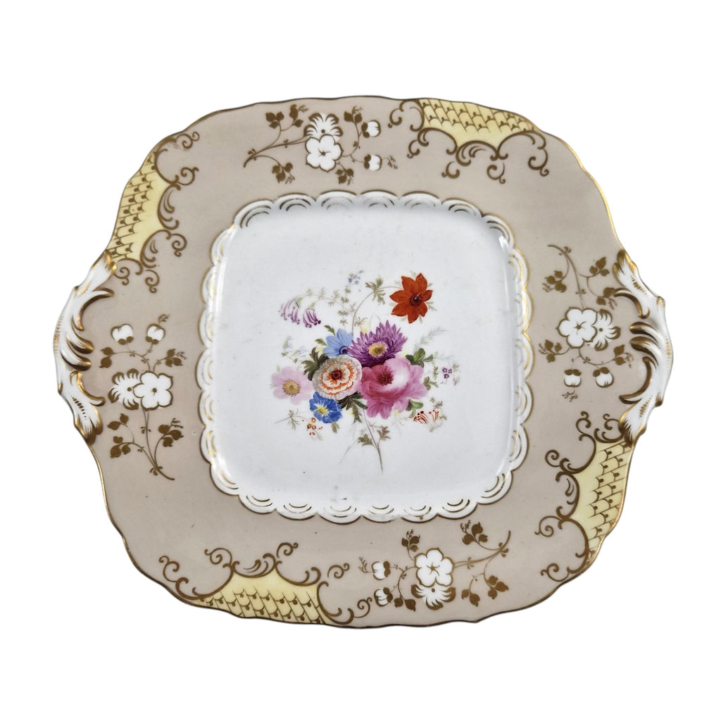 Coalport Rococo Revival dessert dishes attributed to Jabez Aston, c.1835–1845