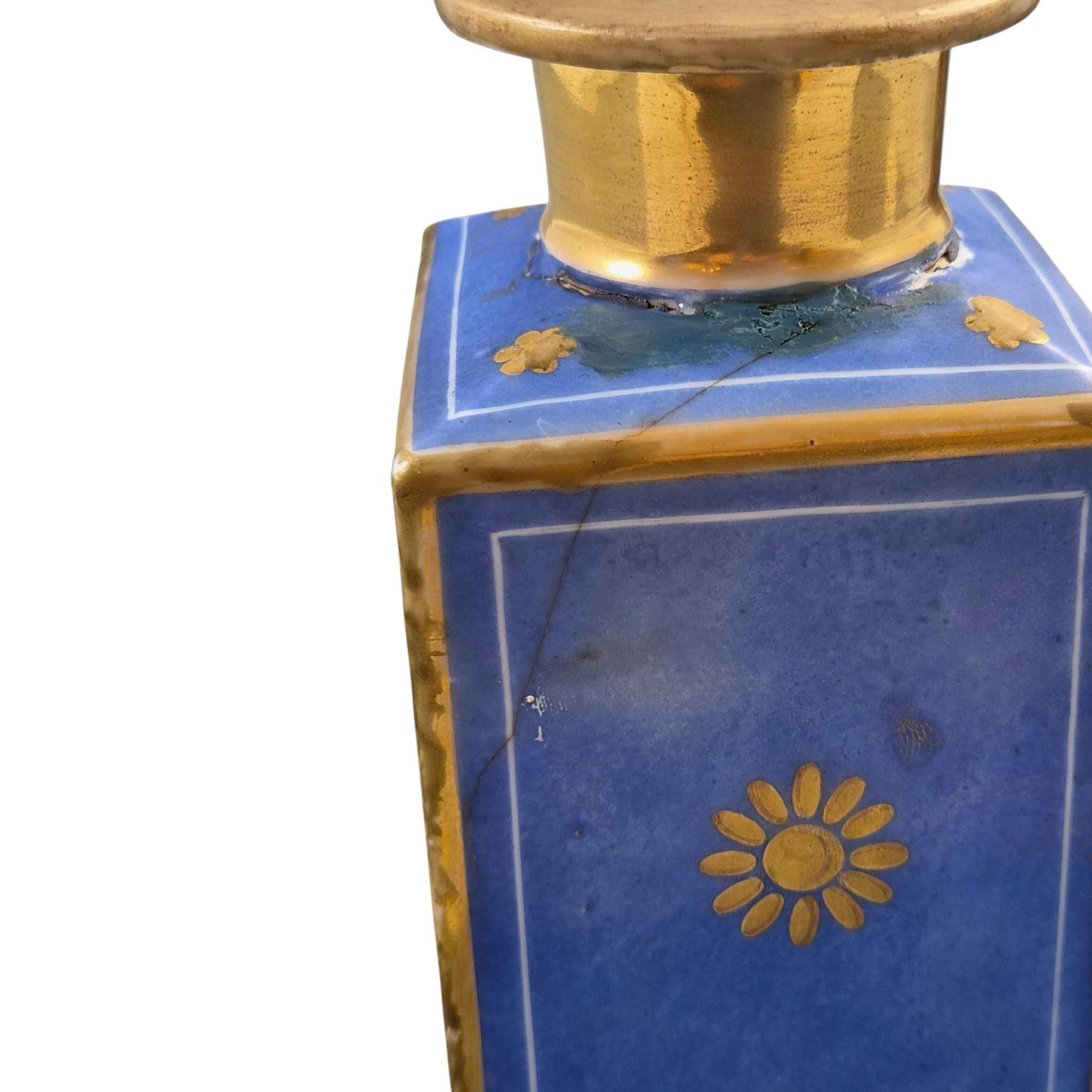 Jacob Petit Bleu de Roi Porcelain Perfume Bottles, c.1835-1845