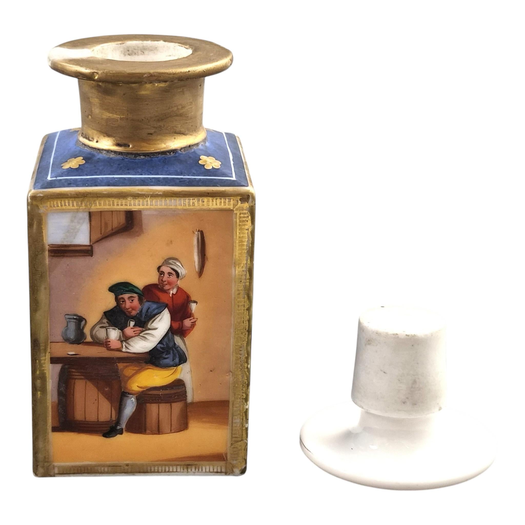 Jacob Petit Bleu de Roi Porcelain Perfume Bottles, c.1835-1845