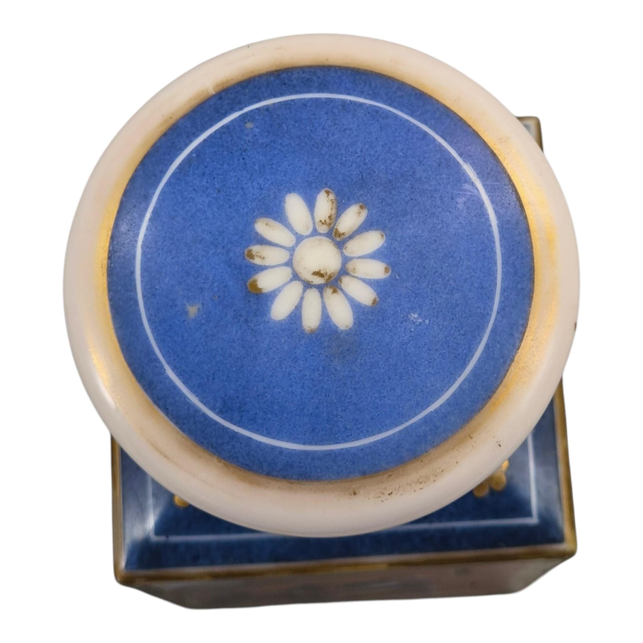 Jacob Petit Bleu de Roi Porcelain Perfume Bottles, c.1835-1845